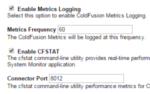 ColdFusion 11 Metrics Log NULL values | Chris Tierney